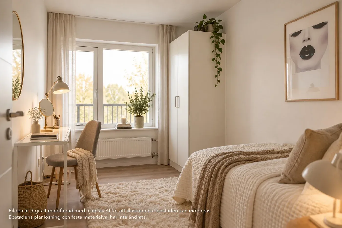 Modern 3:a med egen entré och uteplats i markplan
