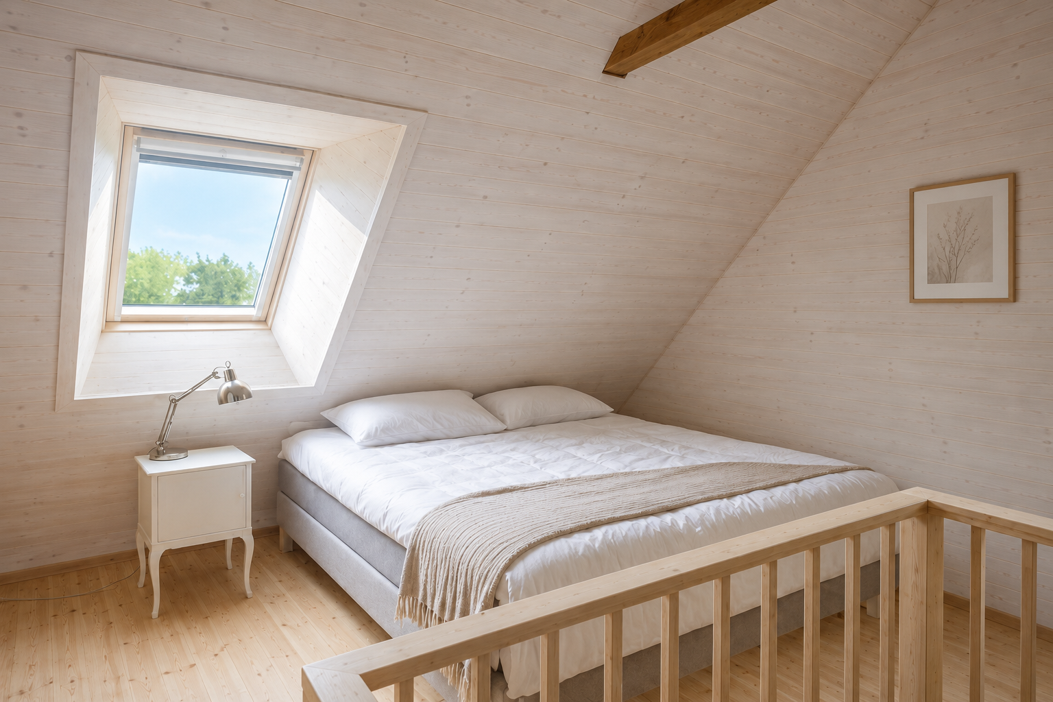Nyinredd möblerad lägenhet på gård i Maglehem, Österlen