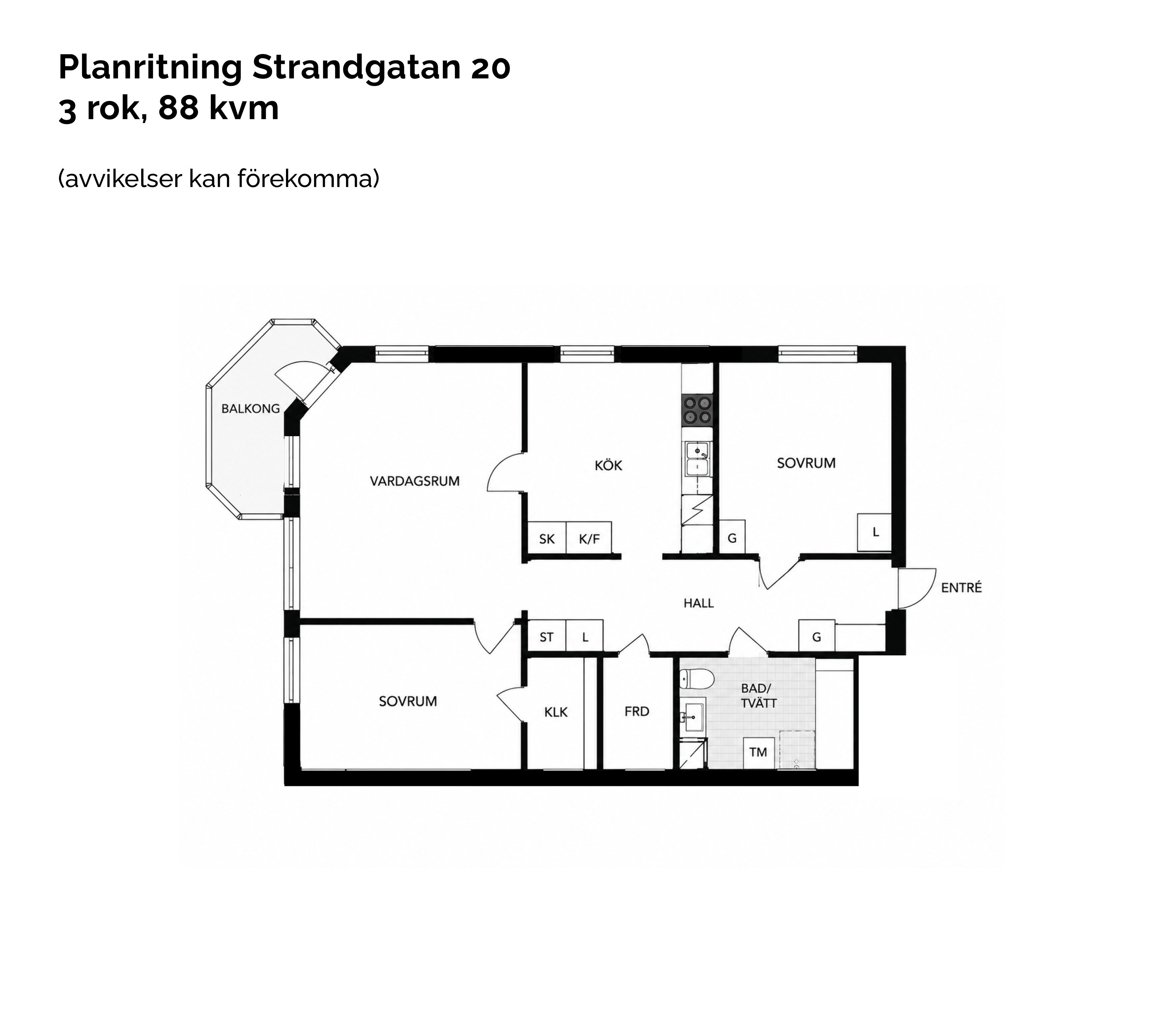 Ljus och rymlig trea med stor balkong och fantastisk utsikt över Åsunden