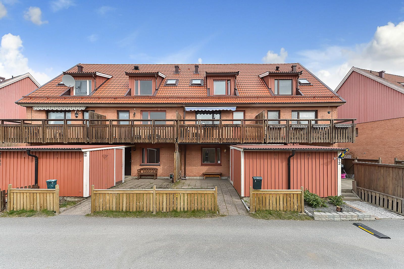 Tre plans radhus i Drevikensstrand