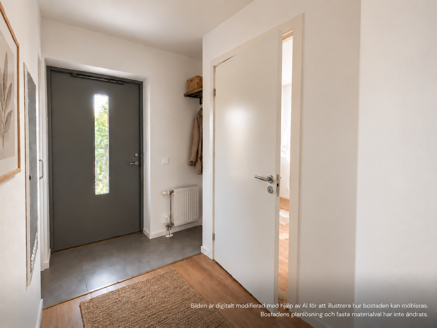 Modern och ljus 3 rok högst upp i huset – nära C4 Shopping