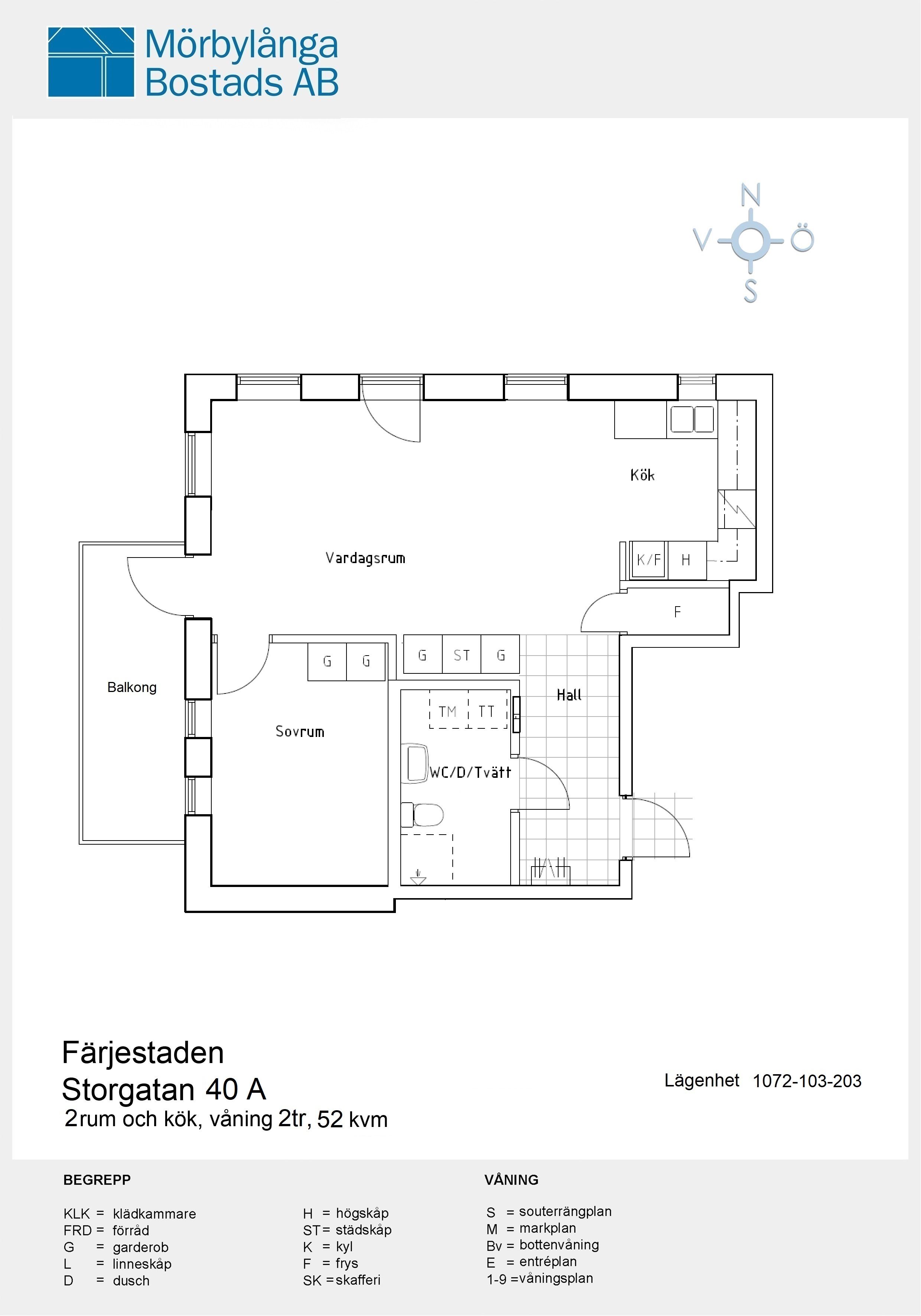 2 rums lägenhet i Färjestaden