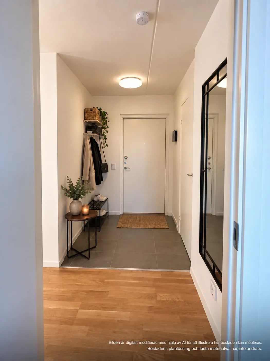 Ljus 2 rok på bottenvåning med egen uteplats