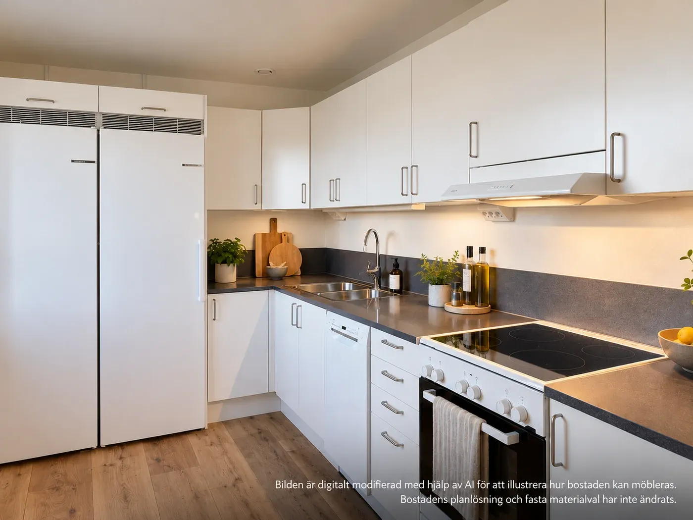 Ljus och modern lägenhet i trygghetsboende med naturnära läge