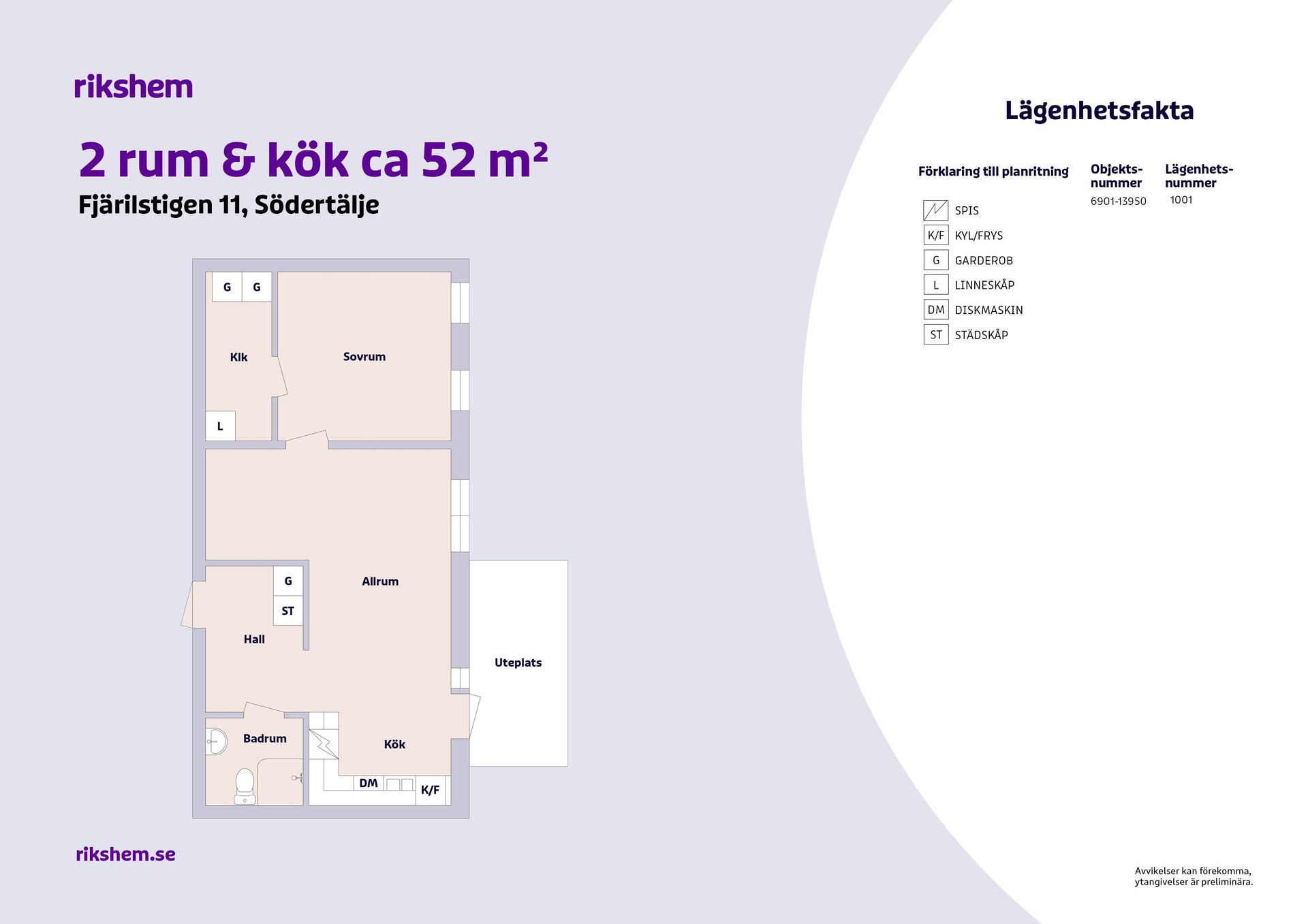 2 rums lägenhet i Södertälje 