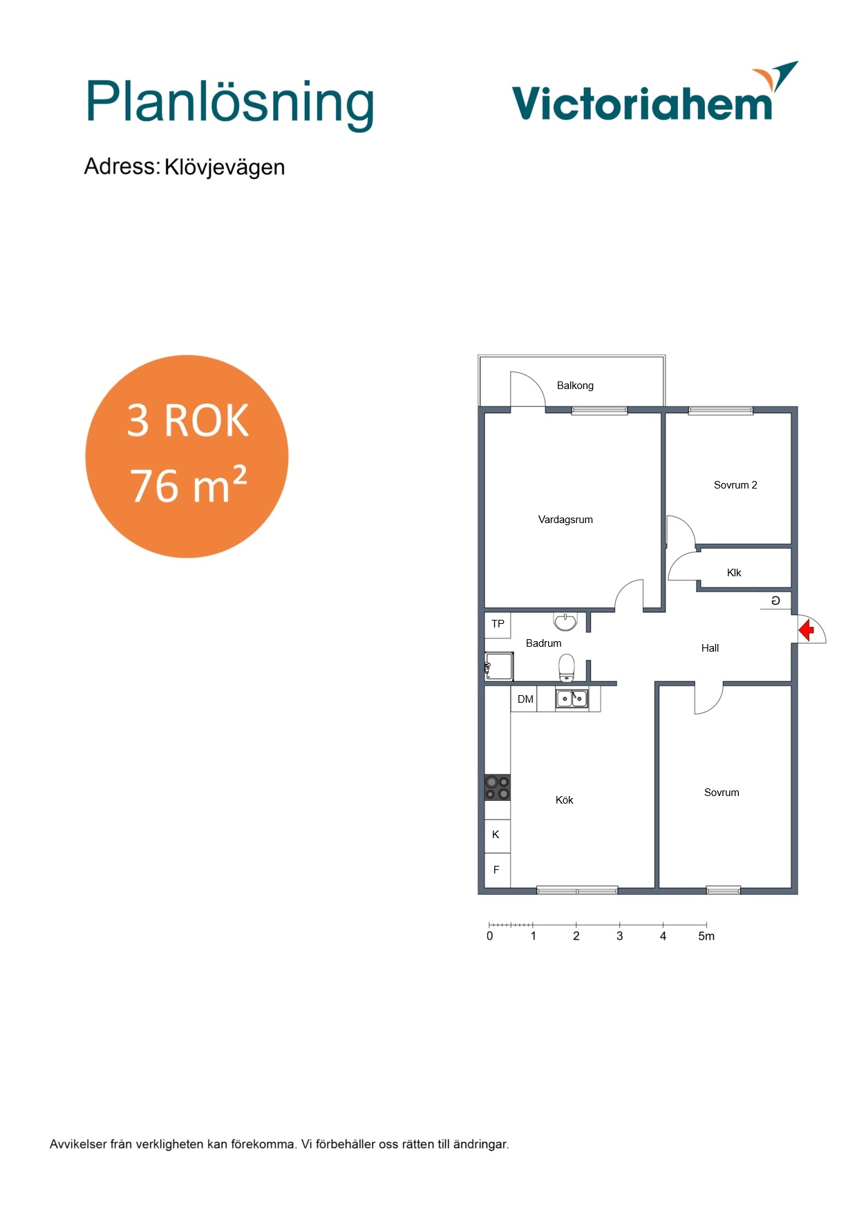 3 rums lägenhet i Södertälje