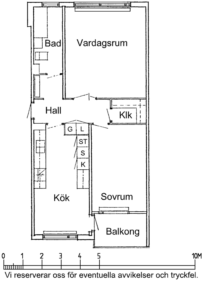 2 rums lägenhet i Bromölla