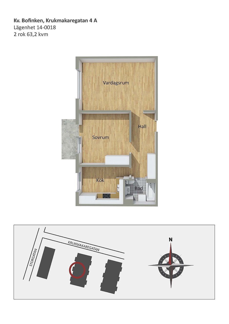 2 rums lägenhet i Ängelholm