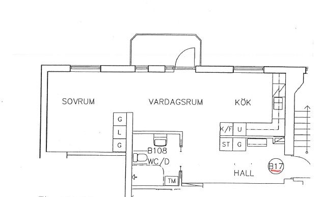 2 rums lägenhet i Eksjö