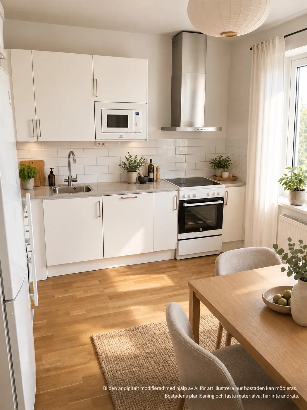 Charmig lägenhet med tidstypiska detaljer nära stationen