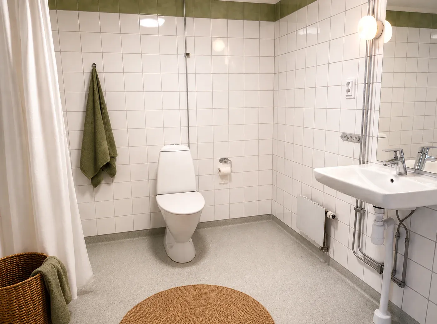 Trevlig 1,5:a på markplan med uteplats