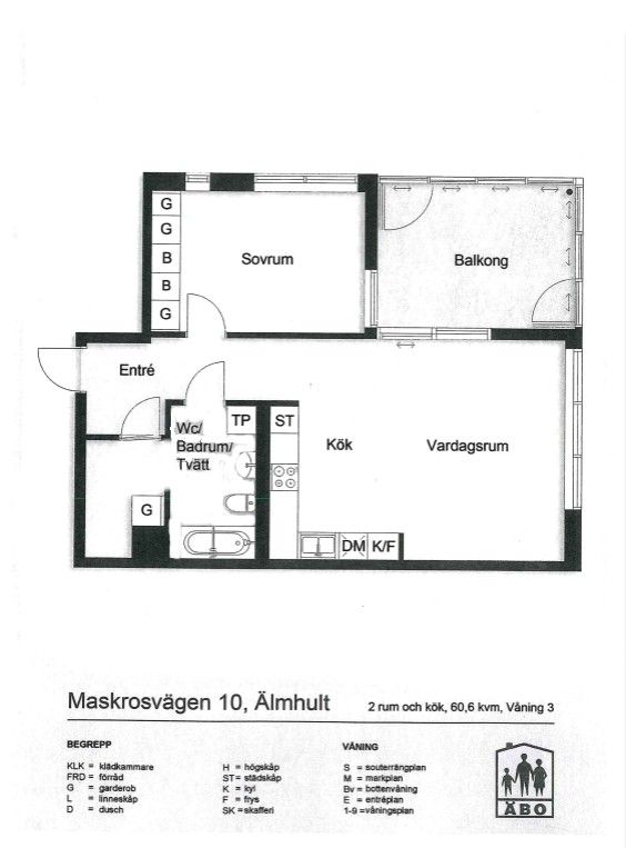 2 rums lägenhet i Älmhult