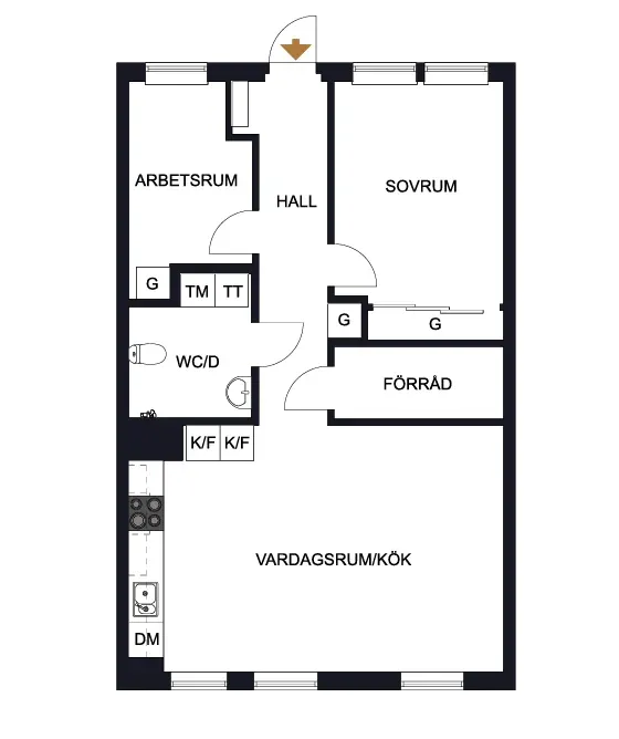 MODERN 3 MED NÄRHET TILL HÖGANÄS CITY OCH HAV