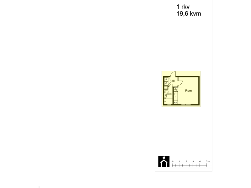 1 rums hus i KARLSTAD