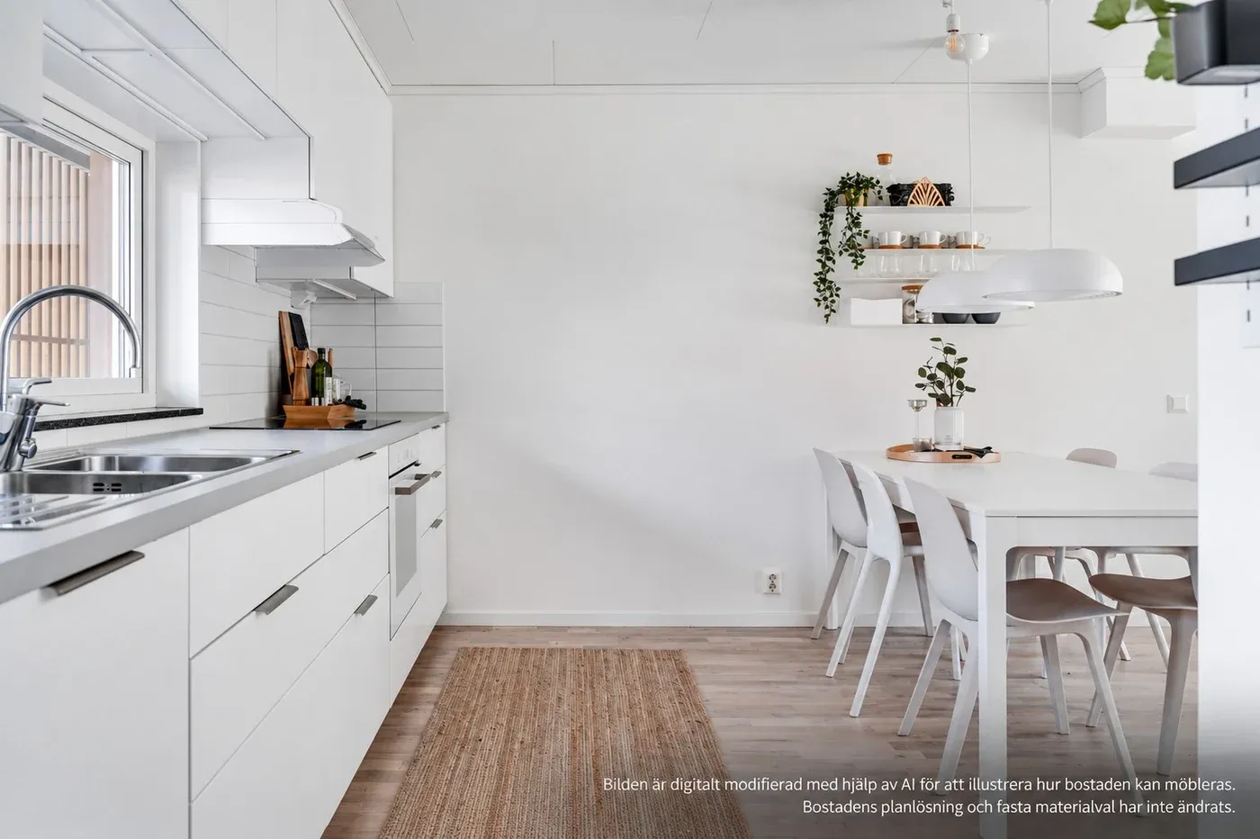 Välplanerad 3 rok med balkong