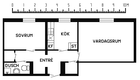 2 rums lägenhet i VIMMERBY