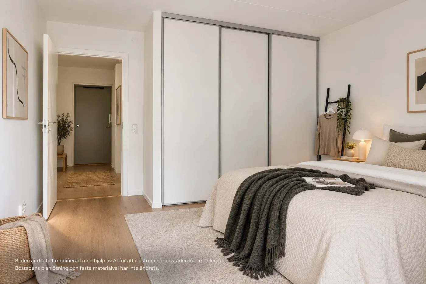 Modern 3:a med egen entré och uteplats i markplan
