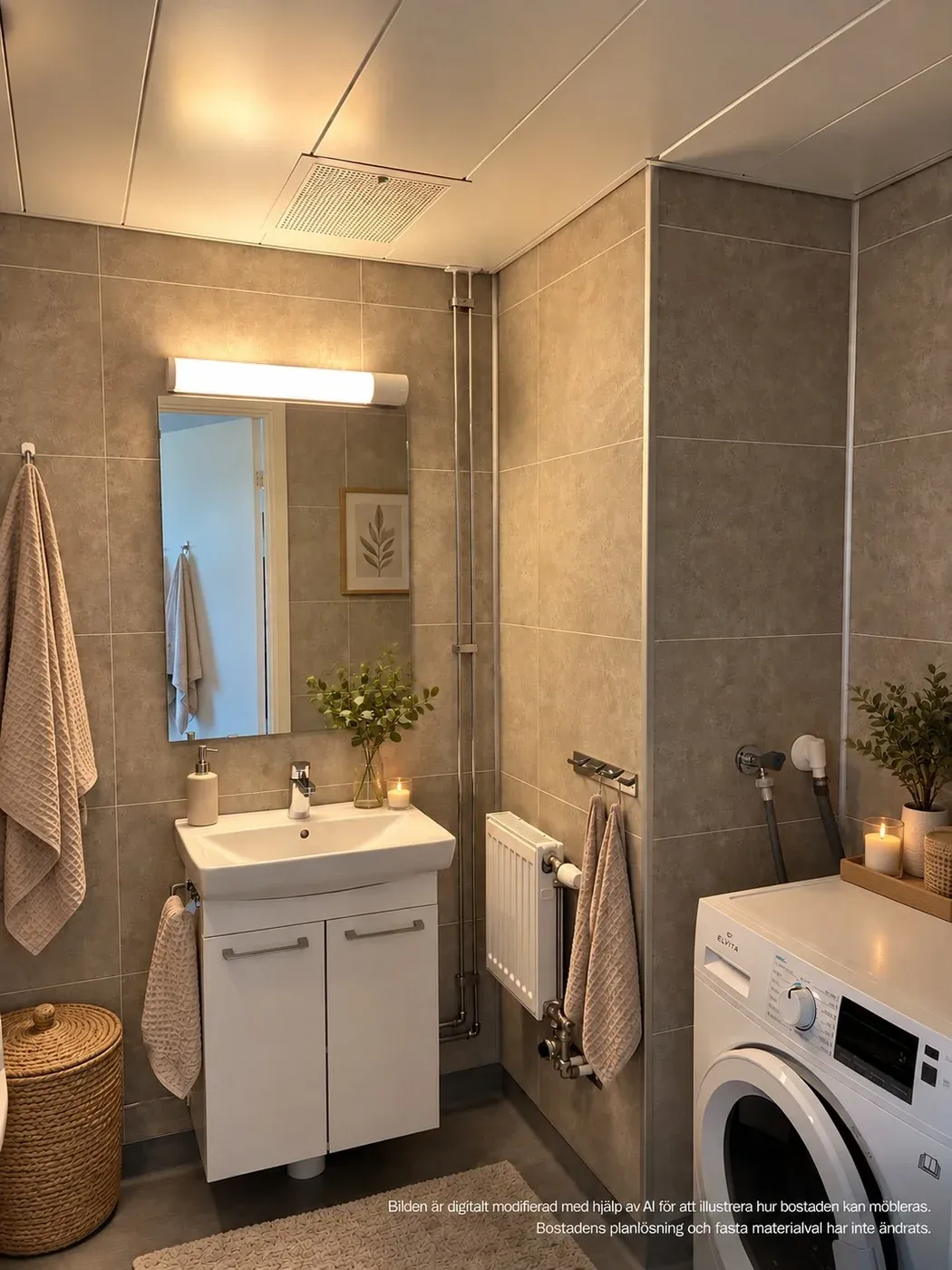 Ljus och välplanerad studentlägenhet med närhet till campus och hyresfritt i juli och augusti. Egen tvättmaskin i lägenheten. 