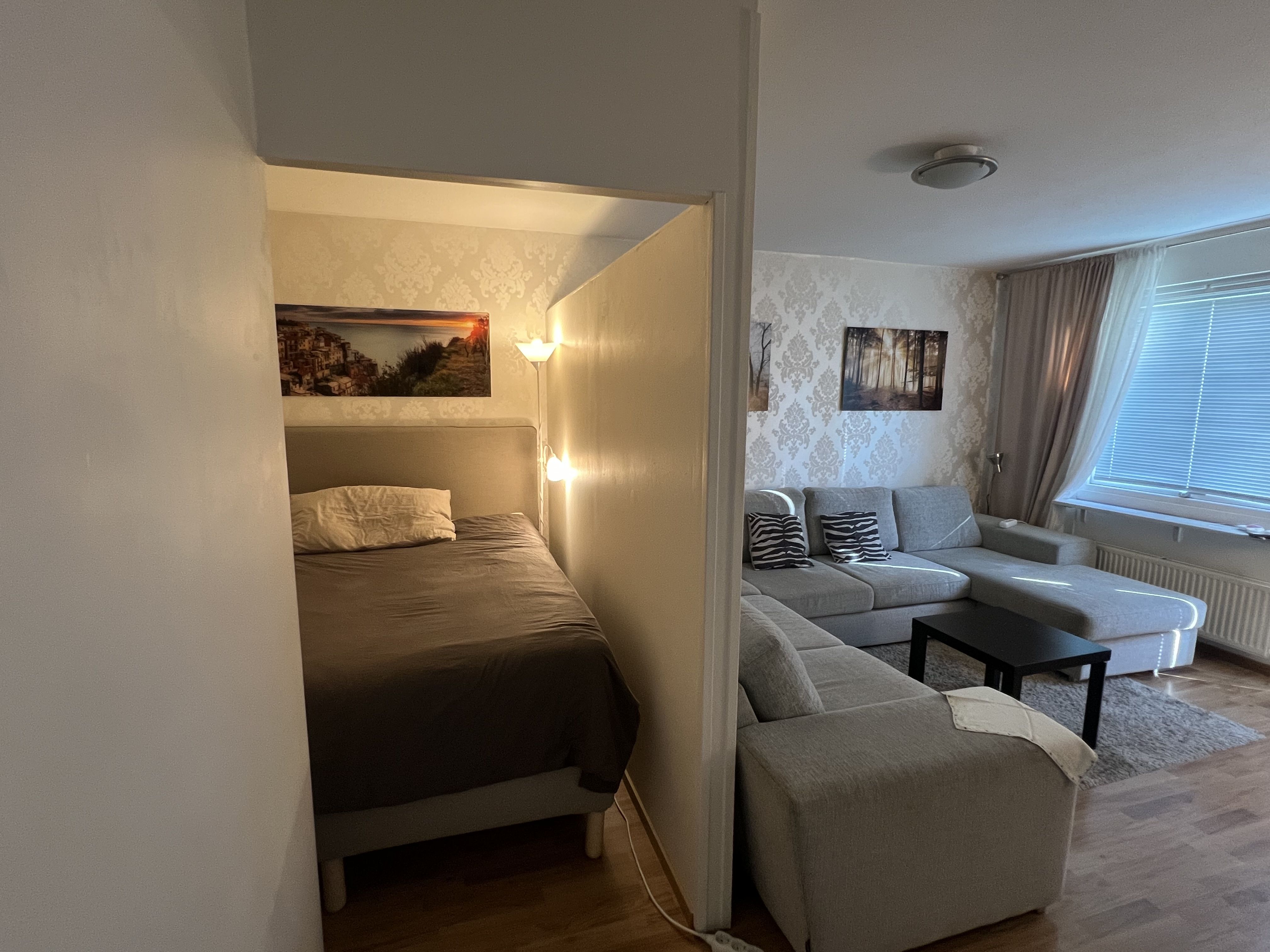 Mysig möblerad lägenhet på 40 m² uthyres i Köping
