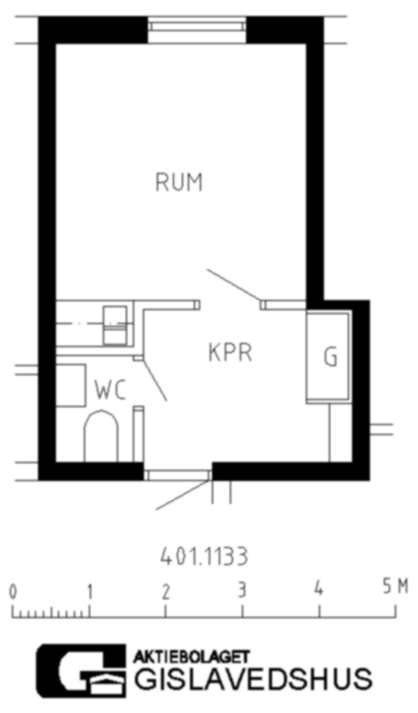 1 rums lägenhet i REFTELE