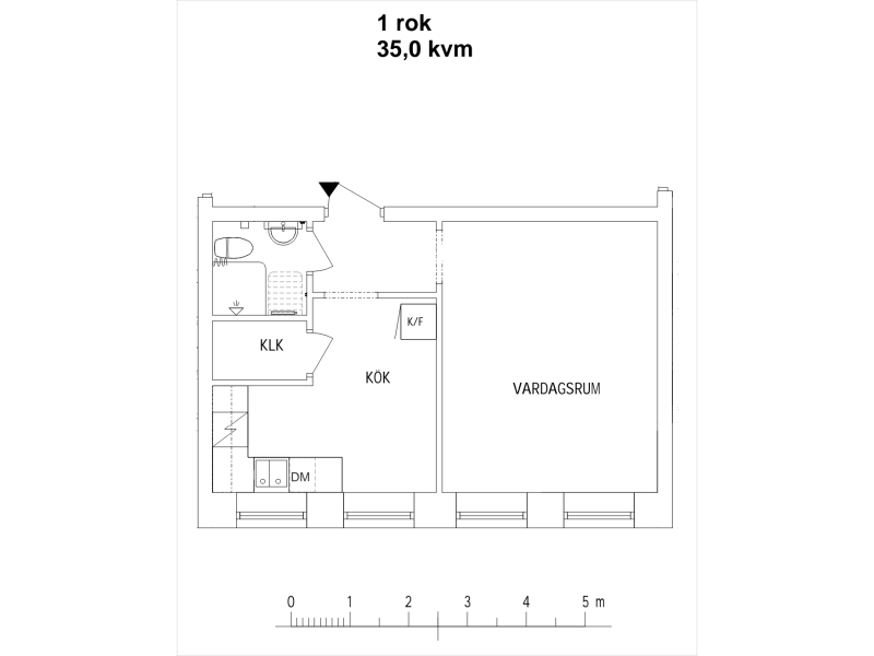 1 rums hus i KARLSTAD