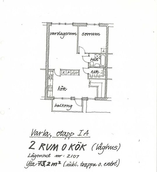 2 rums lägenhet i Kungsbacka