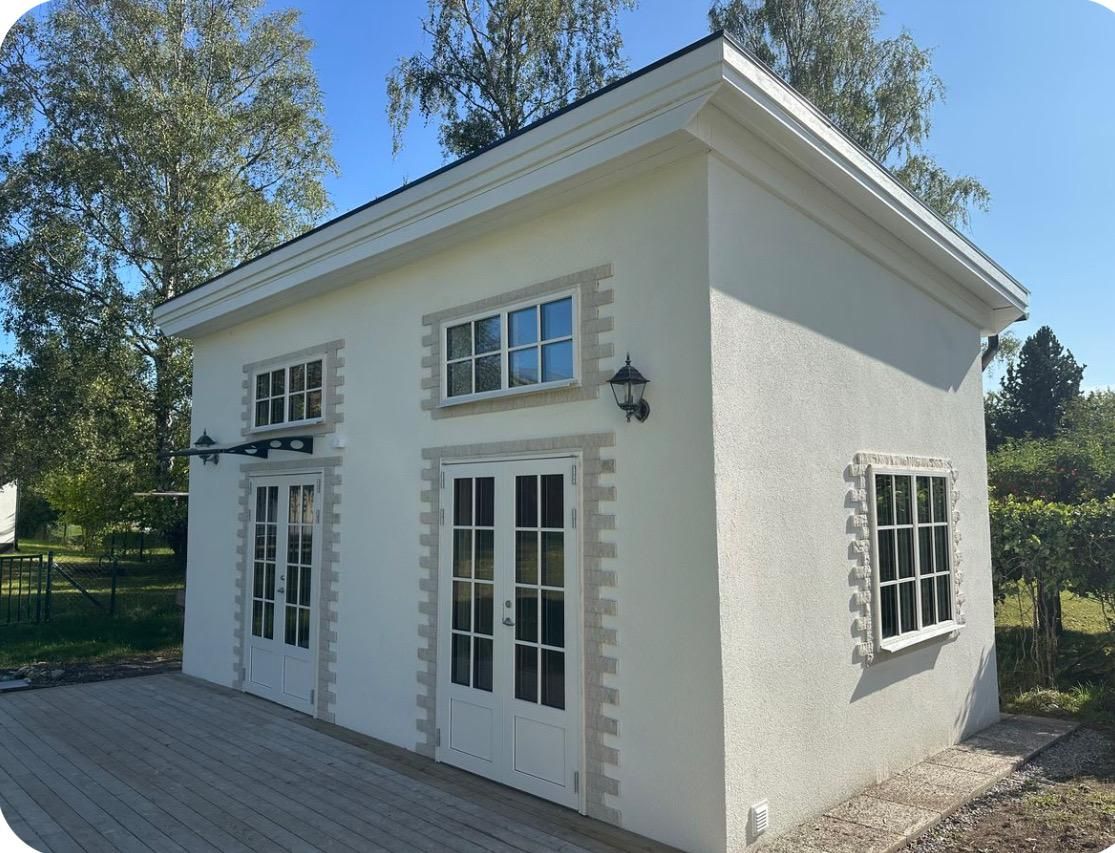 Ny byggd attefallhus